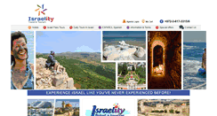 Desktop Screenshot of israelitytours.com